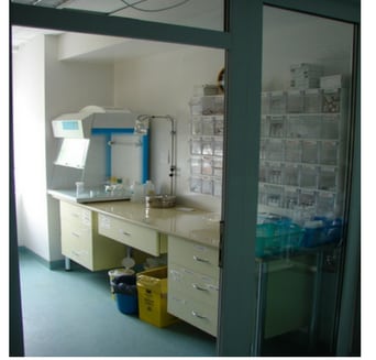 Zona sterilă dedicată pregătirii nutriției și medicației parenterale, 2007–2008